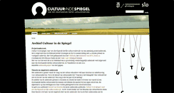 Desktop Screenshot of cultuurindespiegel.nl