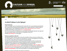 Tablet Screenshot of cultuurindespiegel.nl